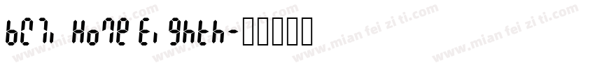 BW7i Home Eighth字体转换